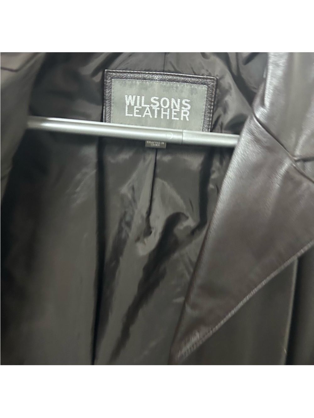 Wilsons Leather women’s Dark Brown Leather Jacket